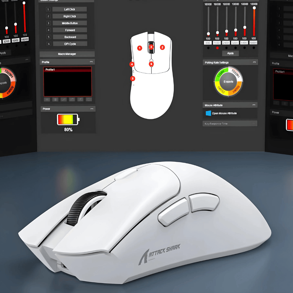 R1 PRO Trådlös Gamingmus